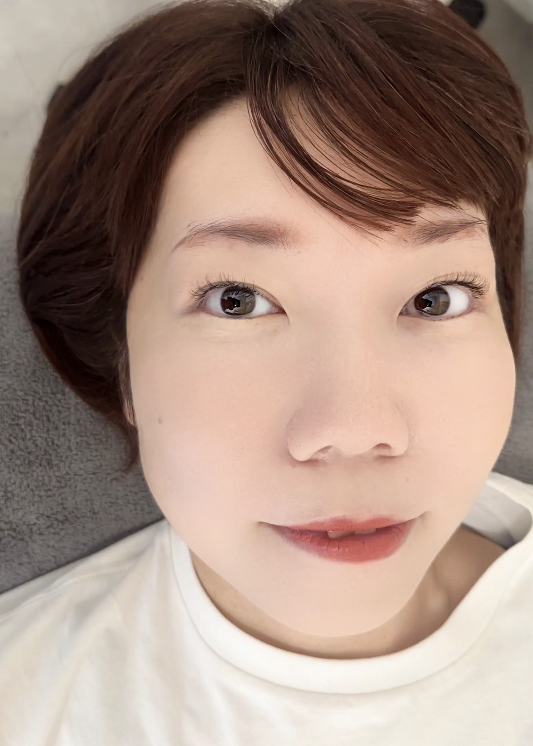 大阪堺市・北野田のeye me lash (アイミーラッシュ)による、マツエク(ボリュームラッシュ)で目力アップを叶えた大人女性。マツエクで新しい自分を手に入れる。金剛、大阪狭山、河内長野エリアの大人女性に選ばれる、自信をもって輝けるサロン。